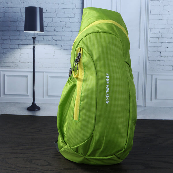 Waterproof Nylon Chest Bag Men Women Running Shoulder Bag