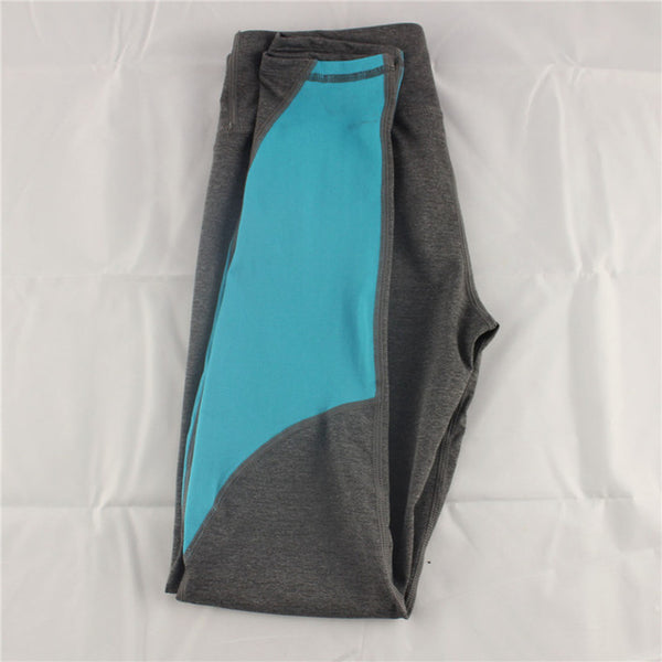 Elastic Patchwork Pants