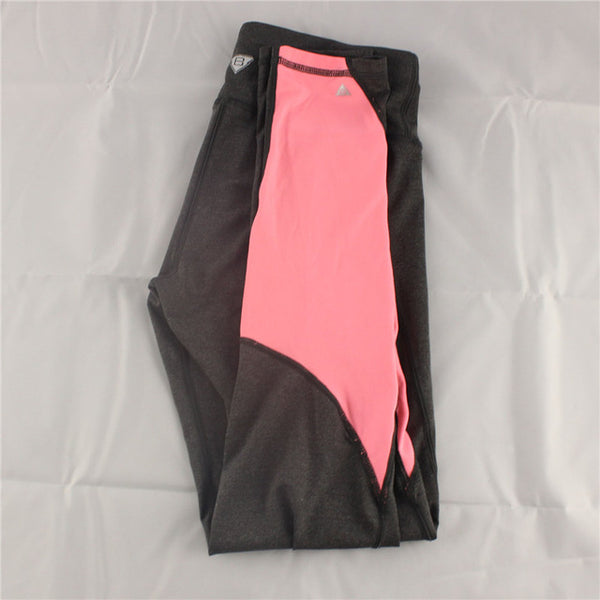 Elastic Patchwork Pants